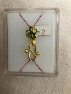 メ5378 新品　羽織紐用 金具 S環 エスカン 2個入り 大型金 18KP