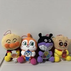 アンパンマンキャラクターぬいぐるみ4体セット