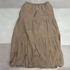 SHOO-LA-RUE シューラルー ロングスカート ティアード ブラウンのサムネイル