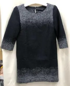 COMME CA　毛　ワンピース　黒のサムネイル