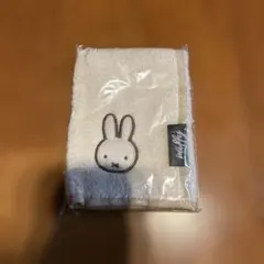 【未使用】ミッフィ　ガーゼギンガムハンカチ　白