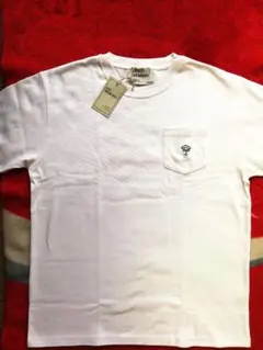 新品タグ付　KEY MEMORY Tシャツ 半袖　定価6050円 白　ロゴ刺繍