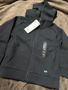 【新品】ユニクロ ウルトラストレッチ ドライスウェット フルジップパーカ キッズ