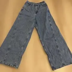 LEPSIM デニムパンツ キリカエワイドデニム