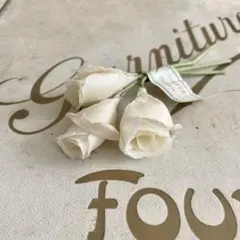 フランスアンティーク布花 2束セット スミレ マーガレット 勿忘草