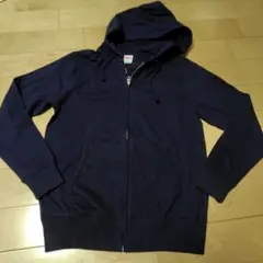 【美品】United Athle 長袖パーカー　Sサイズ ネイビー