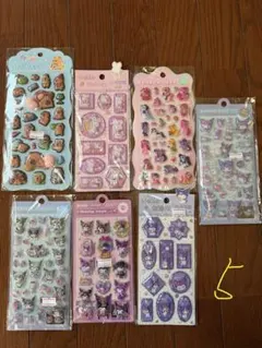 ま*じ様 ボンボンドロップなどシール 7枚入り