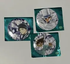 名探偵コナン 公式アプリ 復刻デザインBIG缶バッジ 怪盗キッド 4点