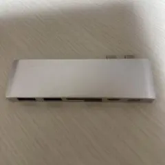 MacBook用　USB-C & USB-A ハブ アダプター シルバー