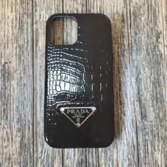 【美品】〈PRADA〉iPhone12miniケース 極美品 PRADA プラダ iPhone12mini スマホケース iPhoneケース