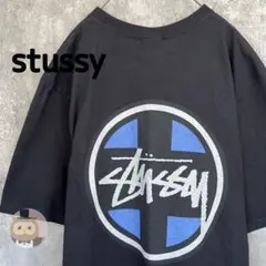 【美品】stussy 半袖 Tシャツ ロゴ プリント 古着 メンズ ストリート