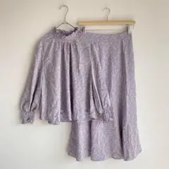 スナイデル セットアップ ブラウス ロングスカート リバティ 花柄 フェミニン