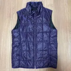 ユニクロ キルティングベスト パープル　S