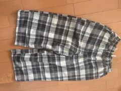 サマンサモスモス　チェック柄ストレートパンツ