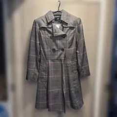 格安早い者勝ち！H&M チェック柄トレンチコート
