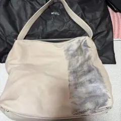 M.U.L. ベージュ ショルダーバッグ