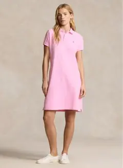美品　Polo Ralph Lauren ピンク ポロワンピース 半袖