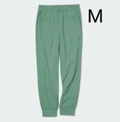 ユニクロ　ウルトラストレッチアクティブ ジョガーパンツ　エアリズム　グリーン　M