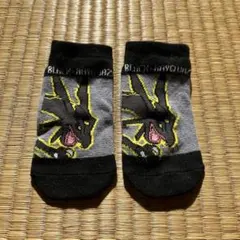 ポケモン ブラック　レックウザ　キッズ靴下
