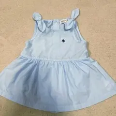 POLO Baby　80cm ワンピース　ロンパース　ブルー