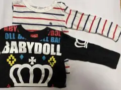 BABYDOLL 長袖カットソー 他80cm計２枚