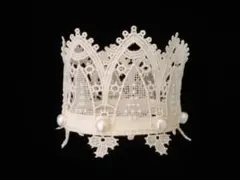 クロカンブッシュ レースクラウン ウェディング ティアラ