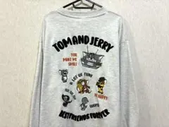 TOM AND JERRY スウェット L グレー　トムとジェリー　タフィーのサムネイル