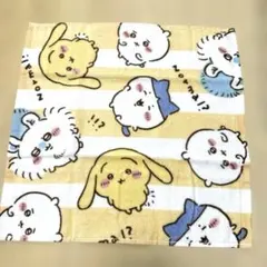 新品 ちいかわ おかっぱハチワレ 垂れ耳うさぎ モモンガ ハンドタオル