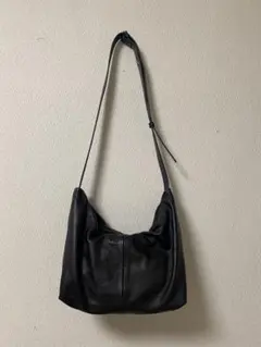 CLOVE ブラックレザー ショルダーバッグのサムネイル
