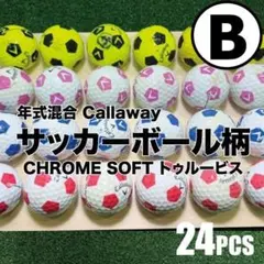 【B26】TRUVIS サッカー柄 おまかせロストボール 24球
