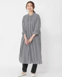 studio CLIP × SUN VALLEY ボイルスキッパーワンピース