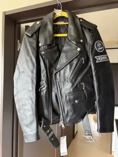 EMO BROTHER】Embroidered Leather Jacket - メルカリ
