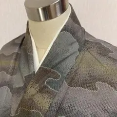 KJ2139 大島紬 身丈156cm 着物 正絹