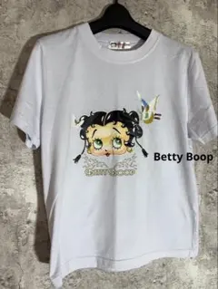 ☘️Betty Boop ベティーブープ 綿混 半袖キャラクターTシャツのサムネイル