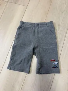 familiar車刺繍付きグレーのパンツ　80センチ