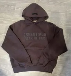 fear of god essentials パーカー パープル XS
