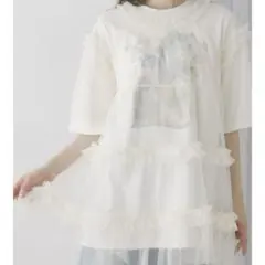 merry jenny チュールティアードチュニック