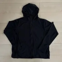 ユニクロ　エアリズムuvカットメッシュパーカー　ブラック　XL