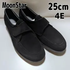 新品 未使用 MoonStar レディース スエードシューズ 25 黒 4E