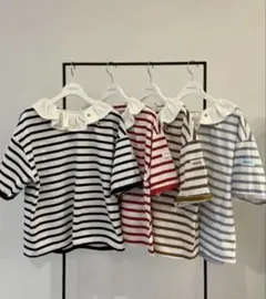 cloud frill border tops／半袖トップスのサムネイル