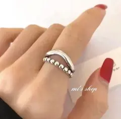 silver925 ダブルラインリング/シルバー925 リング　ring