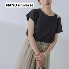 NANO universeナノユニバース　レイヤード風サーマルトップス