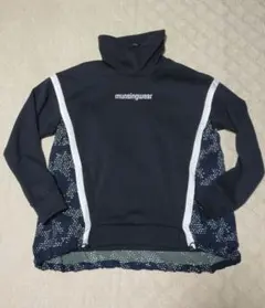 munsingwear ブラック 長袖シャツ