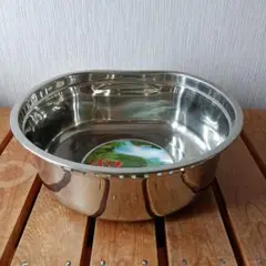 D 모양 세면대 스테인리스 그릇 31cm