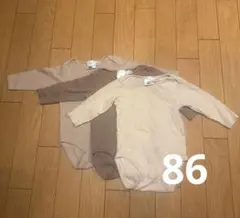 ZARA 肌着　ロンパース86