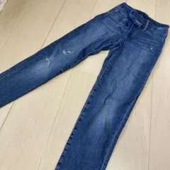 ダメージ加工スリムフィットジーンズ