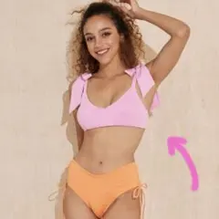 【美品】ALEXIASTAM アリシアスタン トップス Harlow Pink