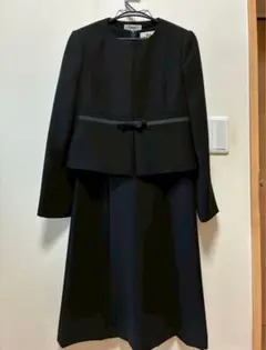 THEORIA ブラックワンピーススーツ 礼服　喪服　7号サイズ
