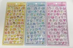 ボンボンドロップシール　文字　サンリオ　アルファベット　3枚セット　正規品