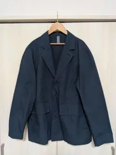 ユニクロ　JW ANDERSON ネイビー コットン テーラードジャケット